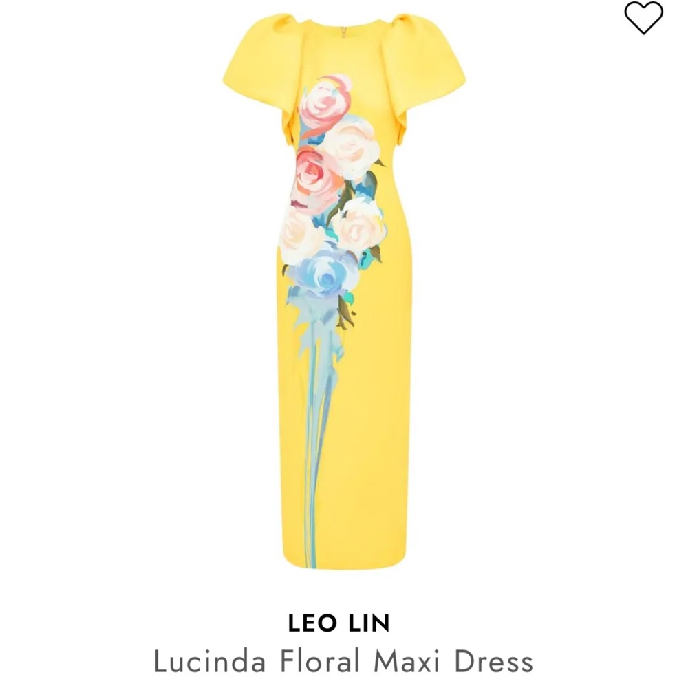Yellow Asymmetrical Off-the-Shoulder Maxi Dress